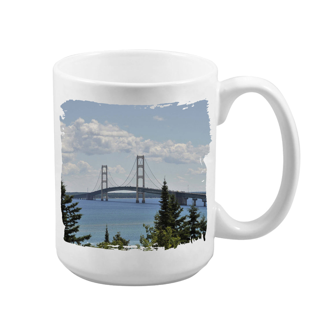 MUG 15oz - MICHIGAN MACKINAC BRIDGE