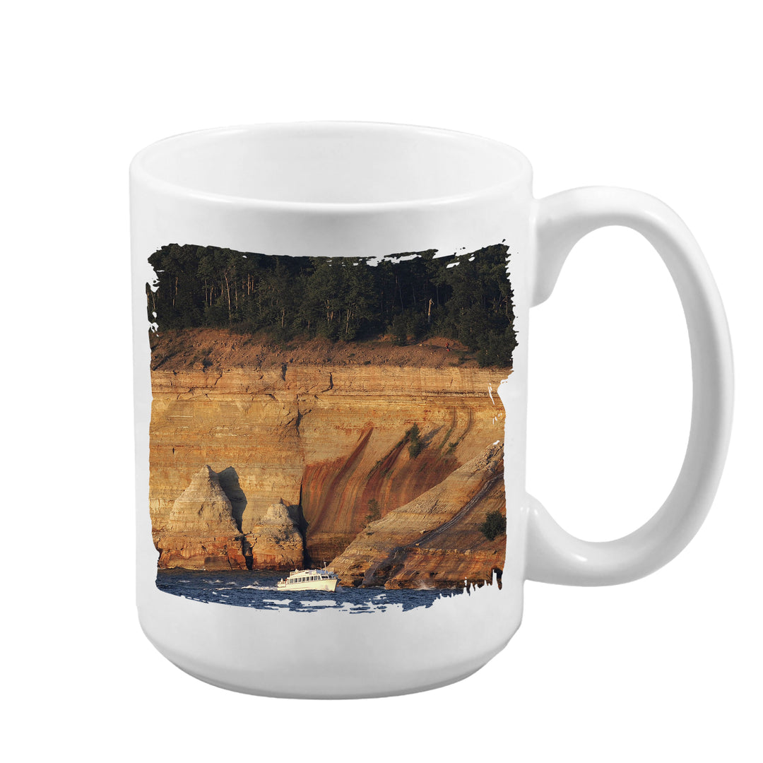 MUG 15oz - MICHIGAN PICTURED ROCKS