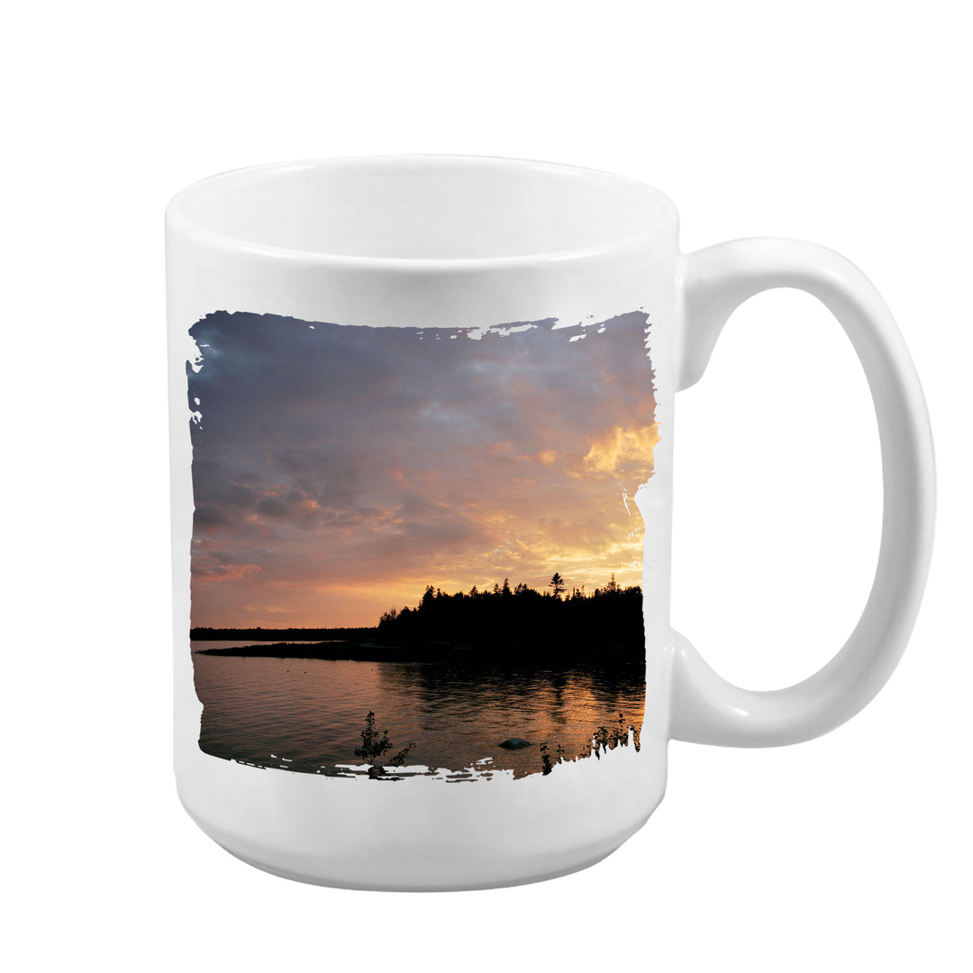 MUG 15oz - MICHIGAN STRAITS OF MACKINAC SUNSET