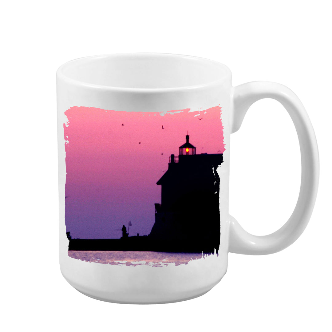 MUG 15oz - MICHIGAN STURGEON BAY LIGHTHOUSE