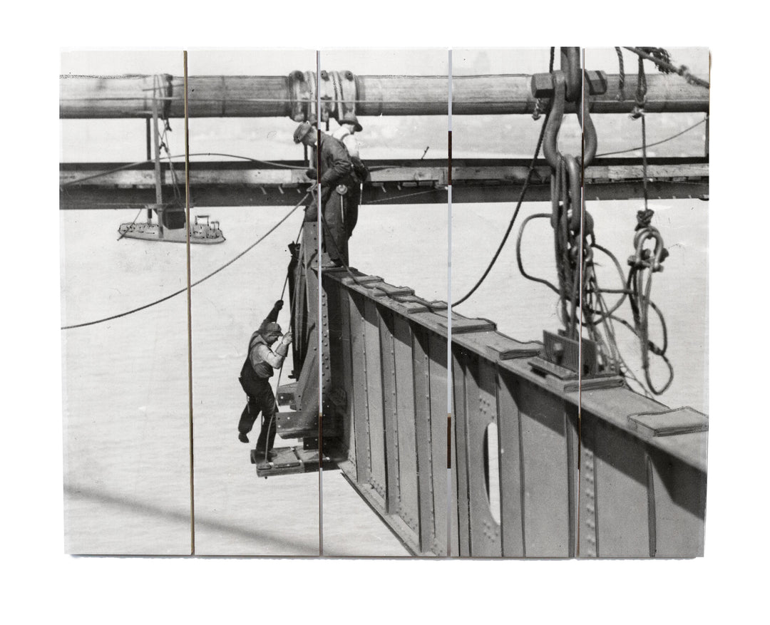 PALLET WOOD - AMBASSADOR BRIDGE CONSTRUCTION 1929
