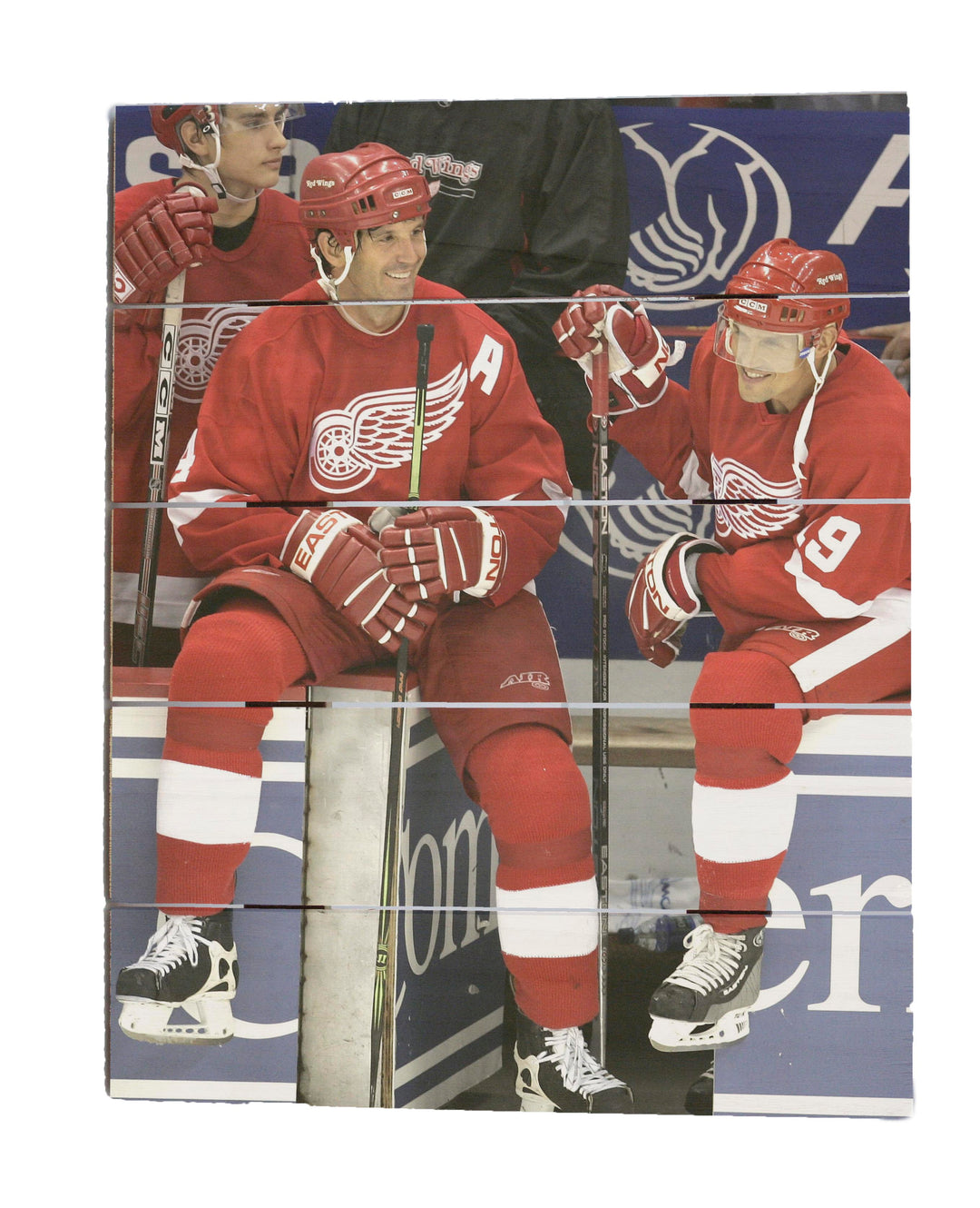 PALLET WOOD - BRENDAN SHANAHAN AND STEVE YZERMAN