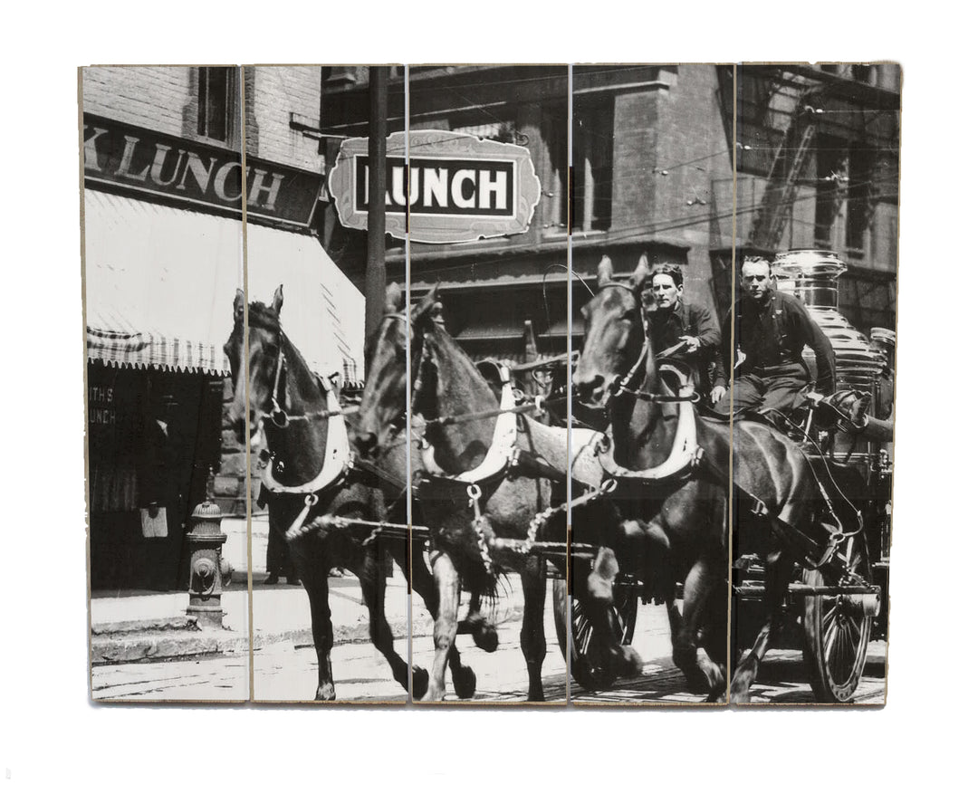 PALLET WOOD - DETROIT FIRE DEPARTMENT FINAL RUN 1922