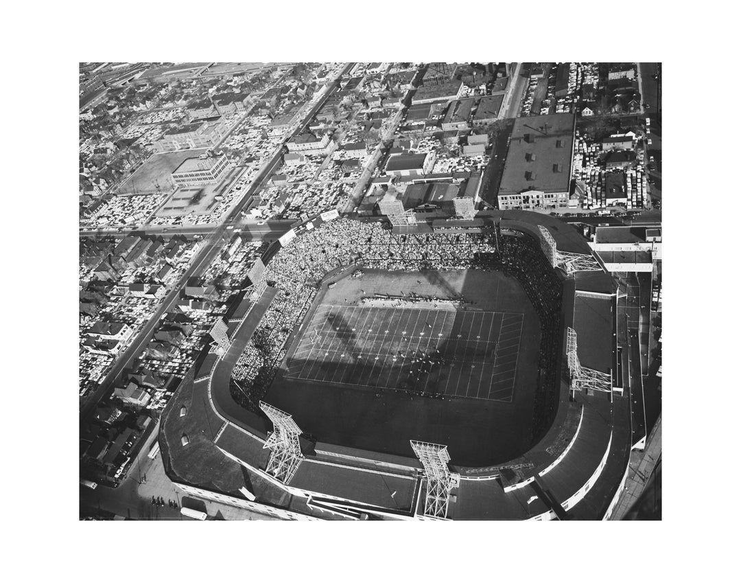 Photo Prints - Briggs stadium LIONS CHAMPIONSHIP 1957