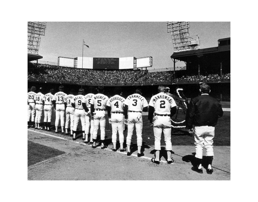 PHOTO PRINTS - DETROIT TIGERS OPENING DAY 1979