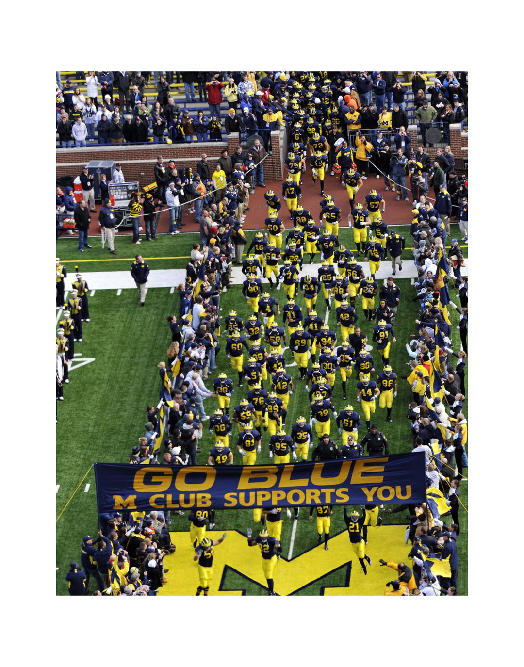 Photo Prints - U OF M WOLVERINES