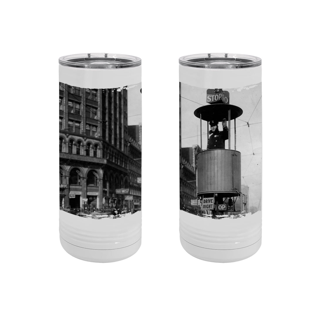 SKINNY TUMBLER 22oz - CAMPUS MARTIUS FIRST MANNED TRAFFIC SIGNAL