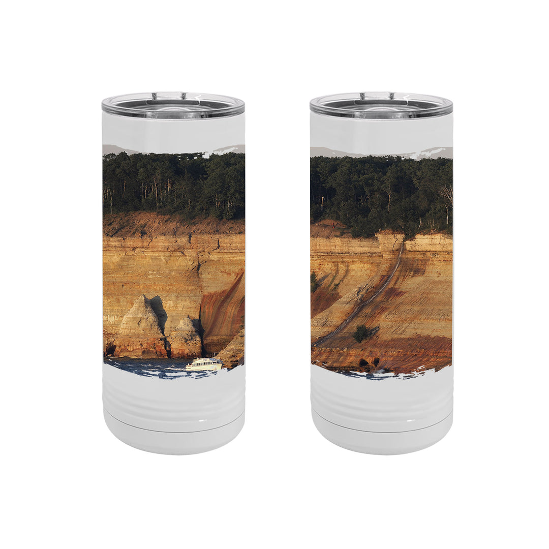 SKINNY TUMBLER 22oz - MICHIGAN PICTURED ROCKS