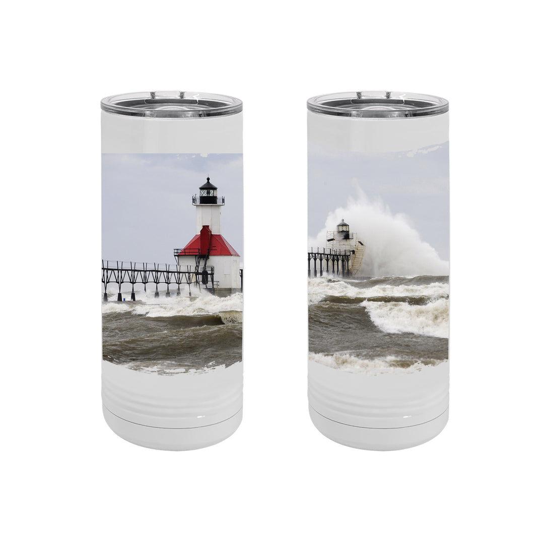 SKINNY TUMBLER 22oz - MICHIGAN ST JOSEPH LIGHTHOUSE