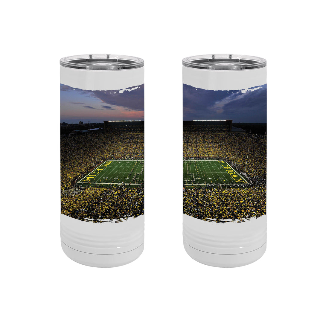 SKINNY TUMBLER 22oz - MICHIGAN STADIUM U OF M