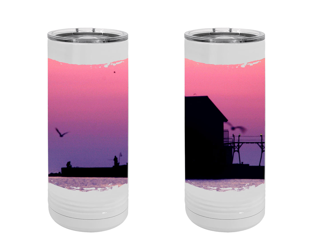 SKINNY TUMBLER 22oz - MICHIGAN STURGEON BAY LIGHTHOUSE