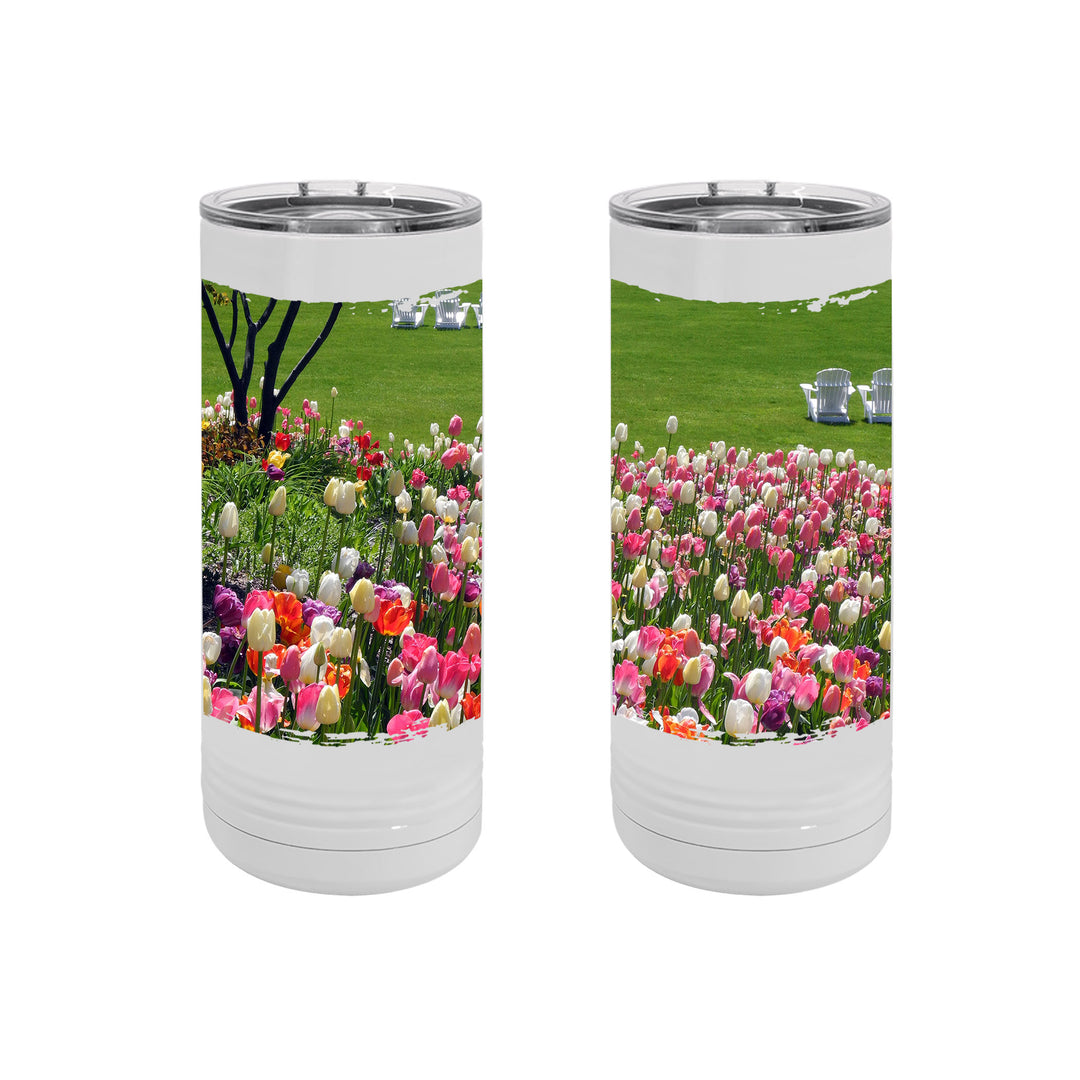 SKINNY TUMBLER 22oz - MACKINAC ISLAND TULIPS