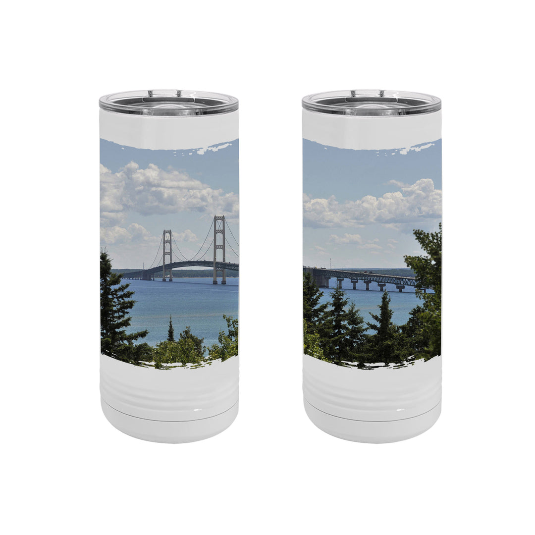 SKINNY TUMBLER 22oz - MICHIGAN MACKINAC BRIDGE