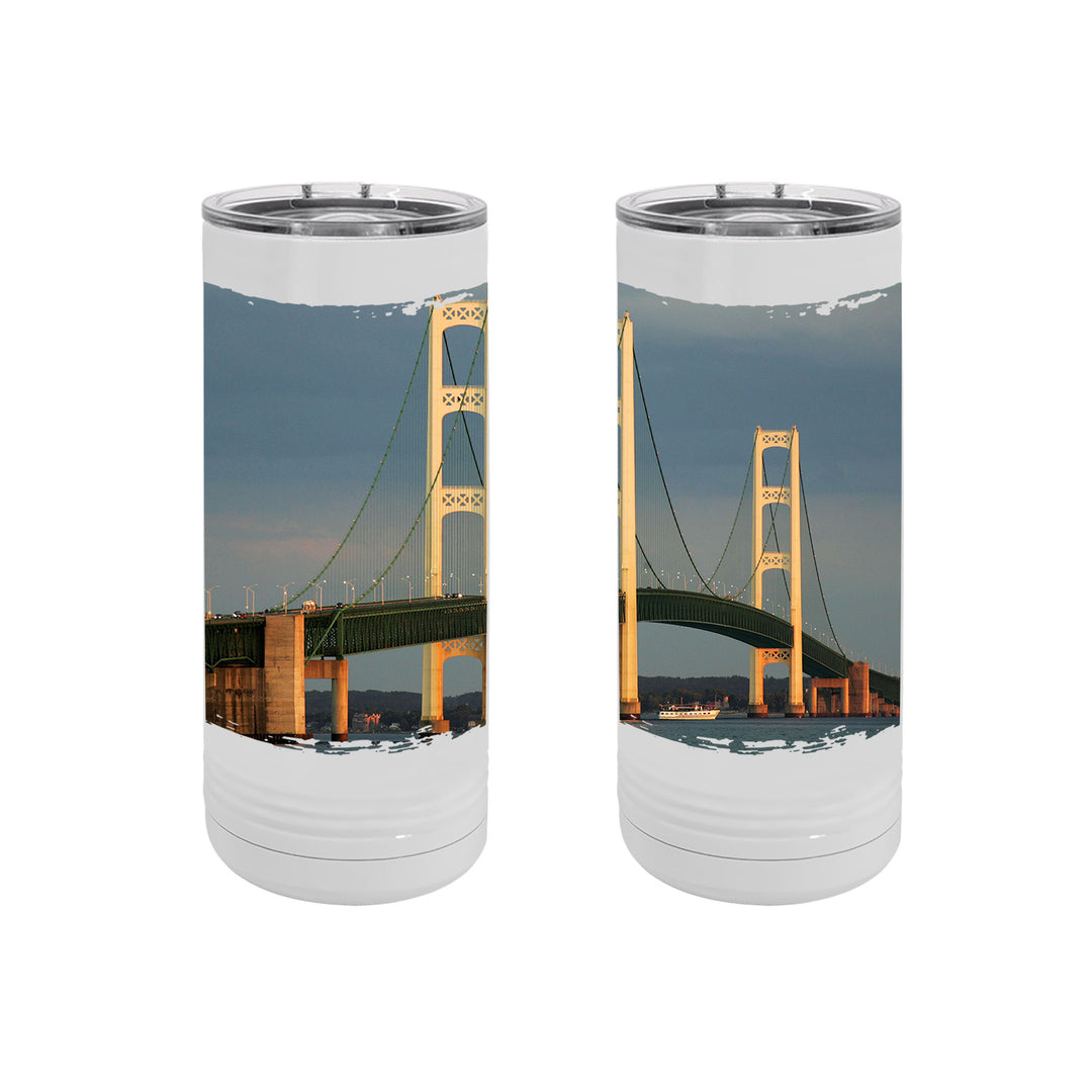 SKINNY TUMBLER 22oz - MICHIGAN MACKINAC BRIDGE