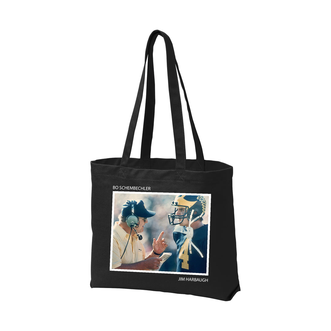 TOTE BAG - BO SCHEMBECHLER AND JIM HARBAUGH