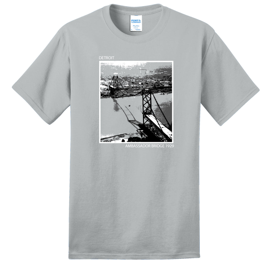 NEWS PHOTOS T-SHIRT - AMBASSADOR BRIDGE 1929