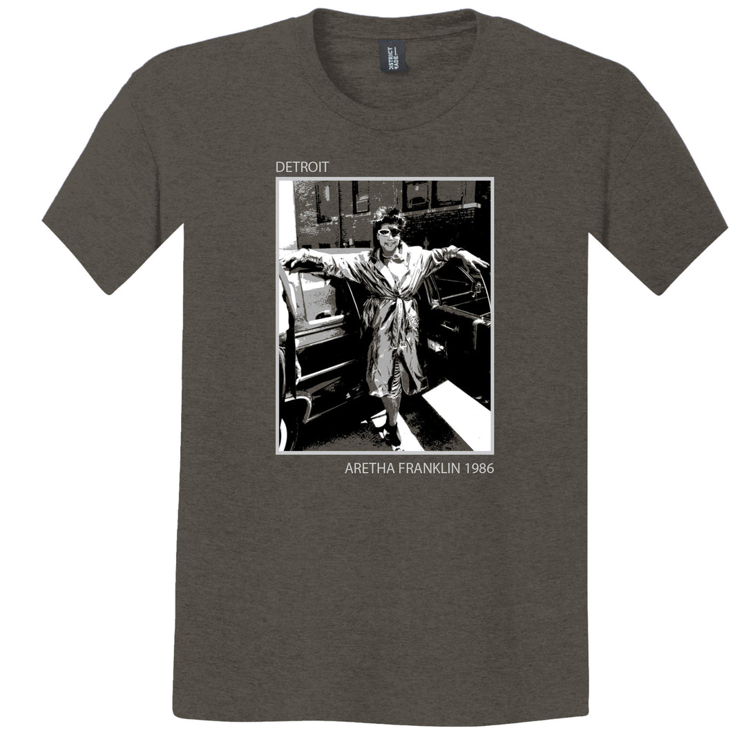 NEWS PHOTOS T-SHIRT - ARETHA FRANKLIN 1986