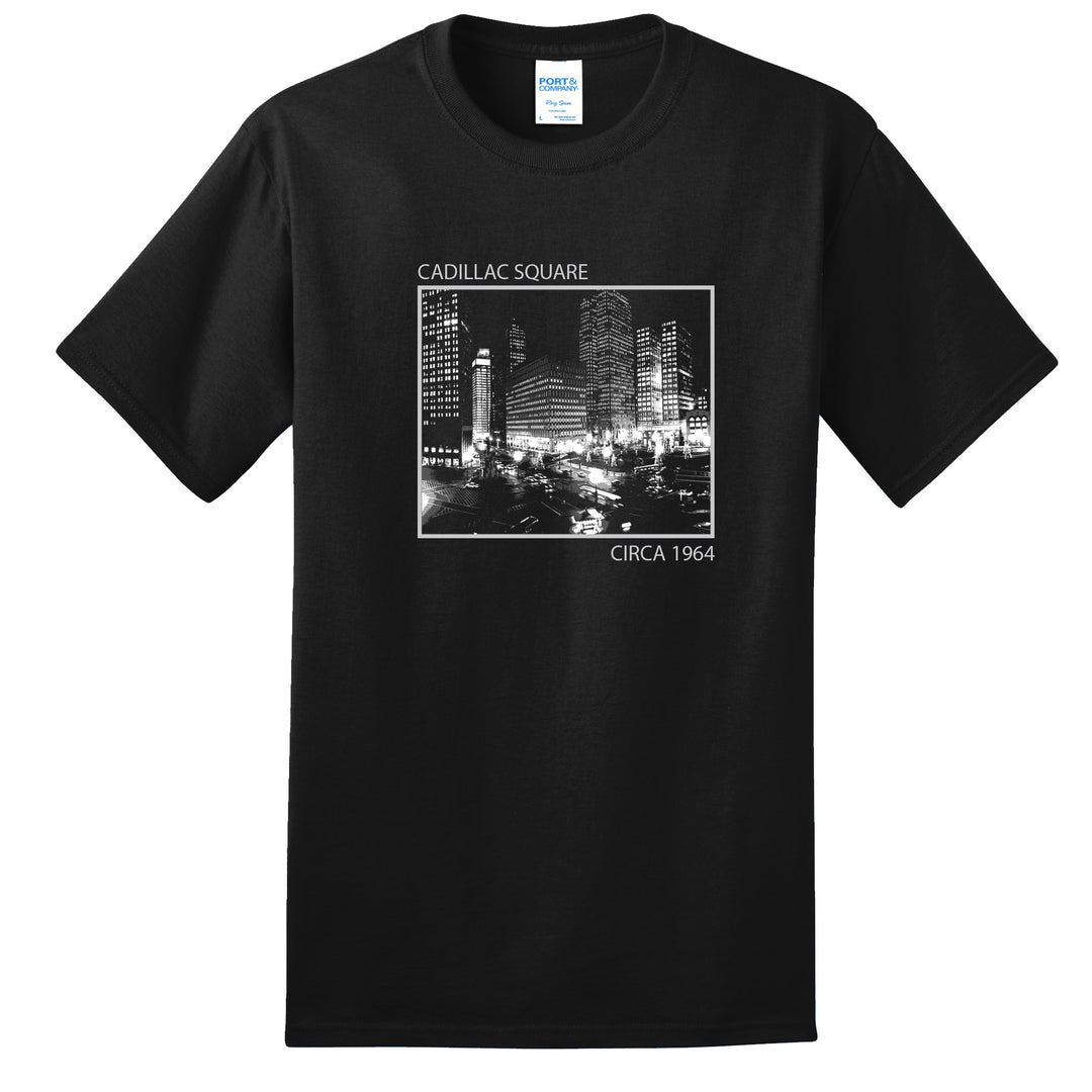 NEWS PHOTOS T-SHIRT - CADILLAC SQUARE CIRCA 1964