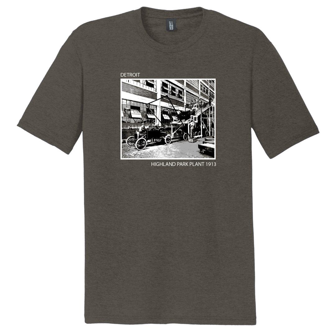 NEWS PHOTOS T-SHIRT - DETROIT HIGHLAND PARK PLAT 1913