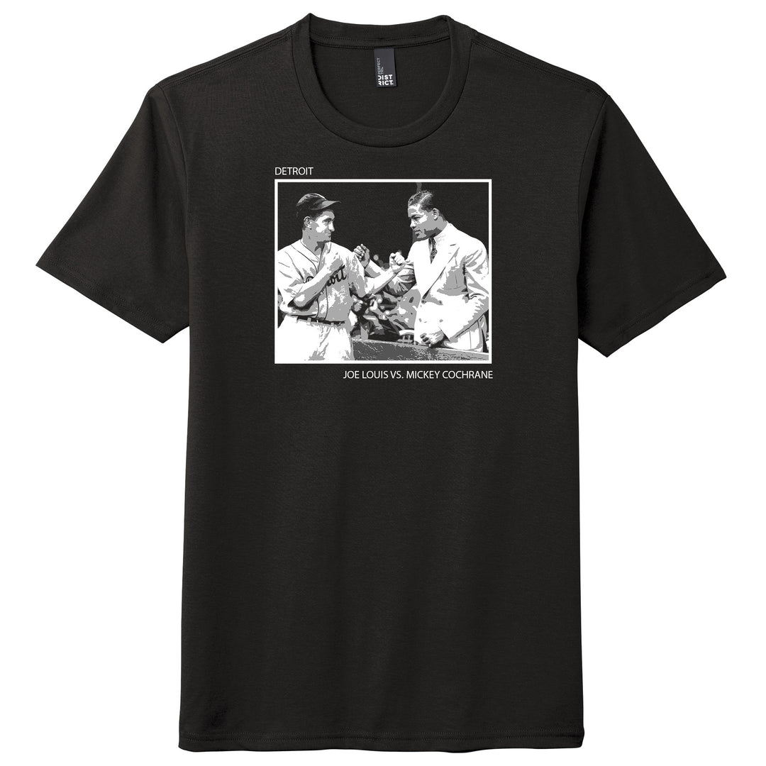 NEWS PHOTOS T-SHIRT - JOE LOUIS VS. MICKEY COCHRANE