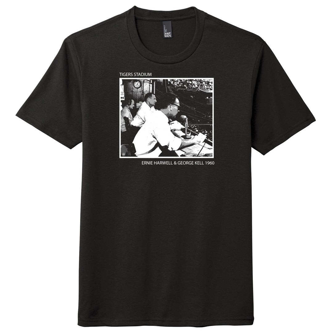 NEWS PHOTOS T-SHIRT - TIGERS STADIUM ERNIE HARWELL & GEORGE KELL 1960