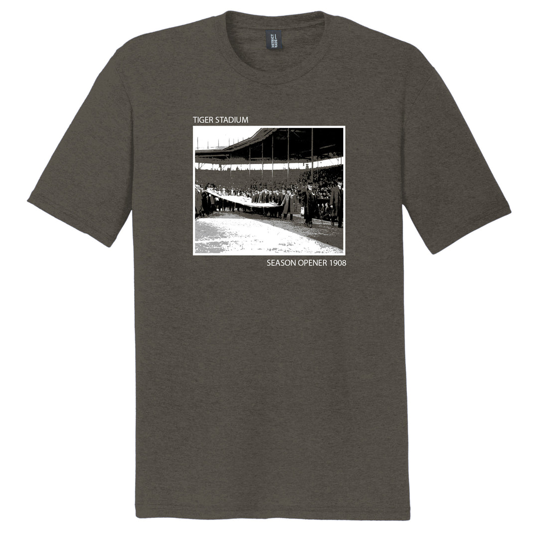 NEWS PHOTOS T-SHIRT - TIGERS STADIUM SEASON OPENER 1908