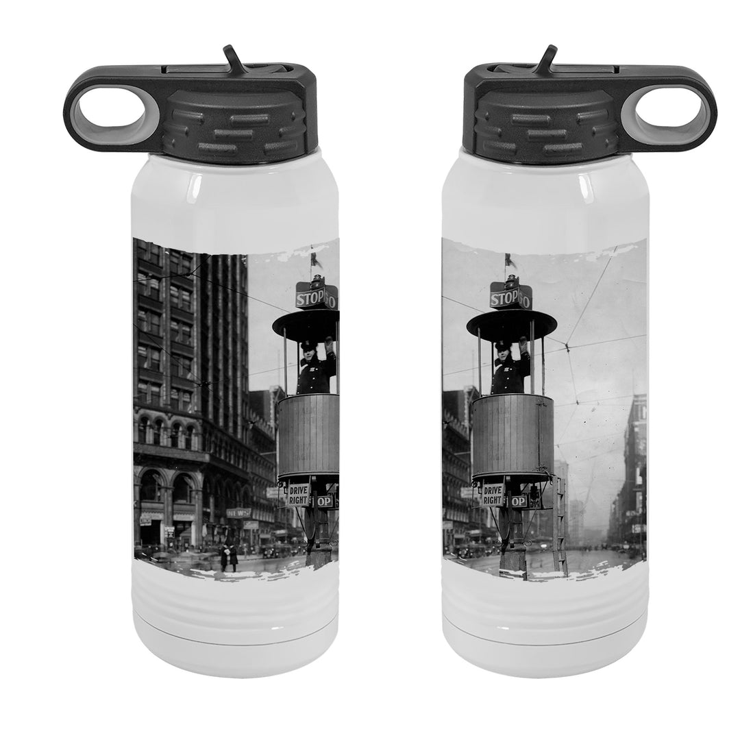 WATER BOTTLE 30oz - CAMPUS MARTIUS FIRST MANNED TRAFFIC SIGNAL