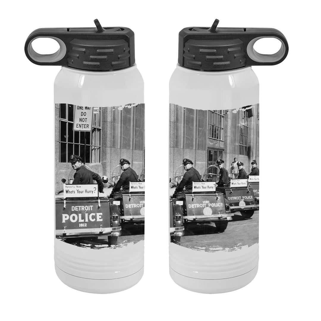 WATER BOTTLE 30oz - DETROIT POLICE DEPARTMENT ON MOTORCYCLES