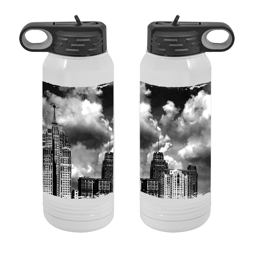 WATER BOTTLE 30oz - DETROIT SKYLINE 1932