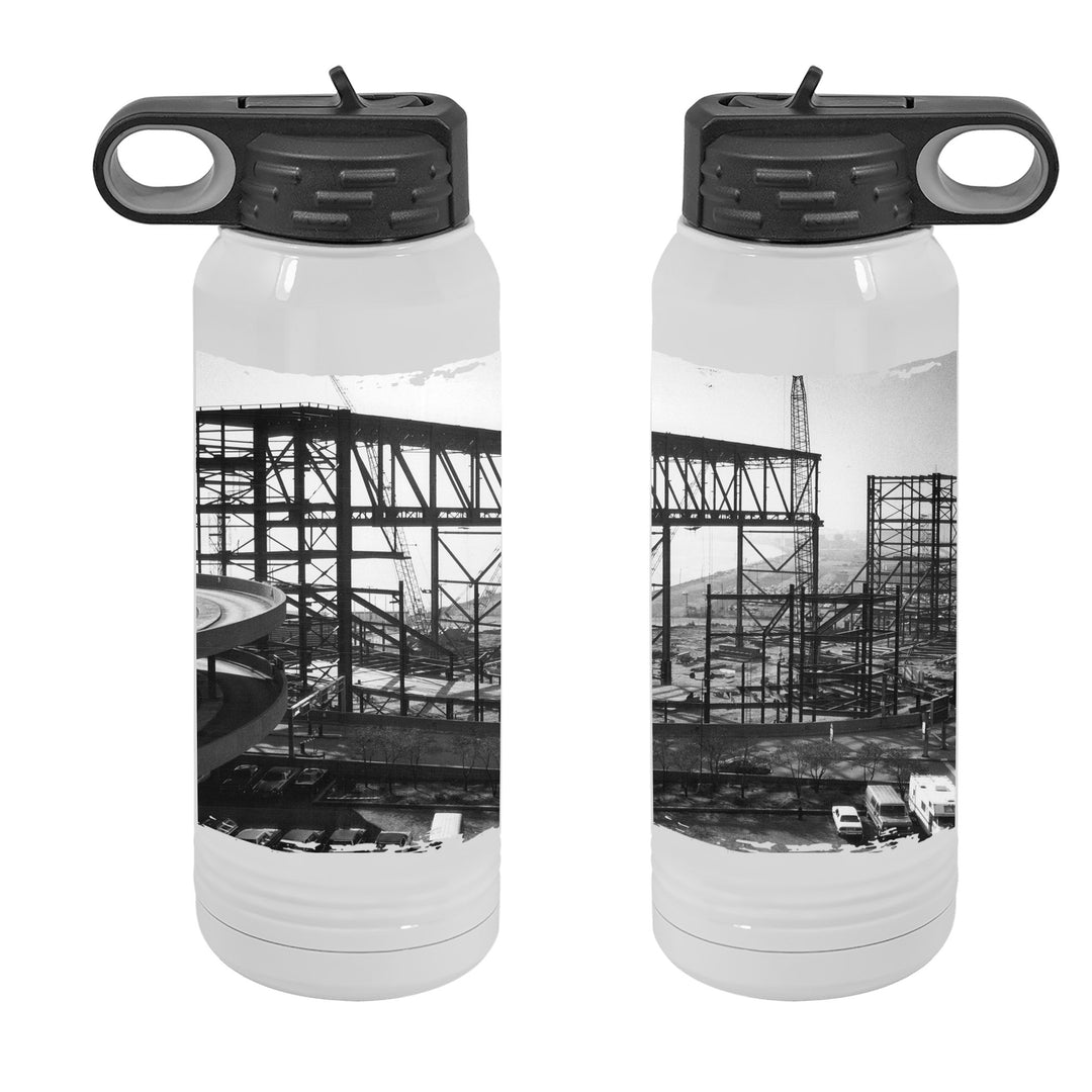 WATER BOTTLE 30oz - JOE LOUIS ARENA BUILDING SITE 1974