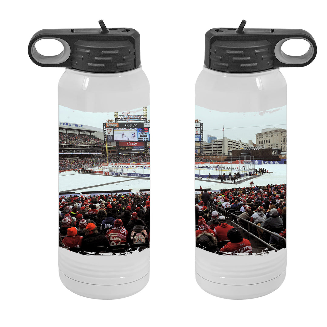 WATER BOTTLE 30oz - DETROIT RED WINGS VS TORONTO MAPLE LEAFS ALUMNI GAME 2013