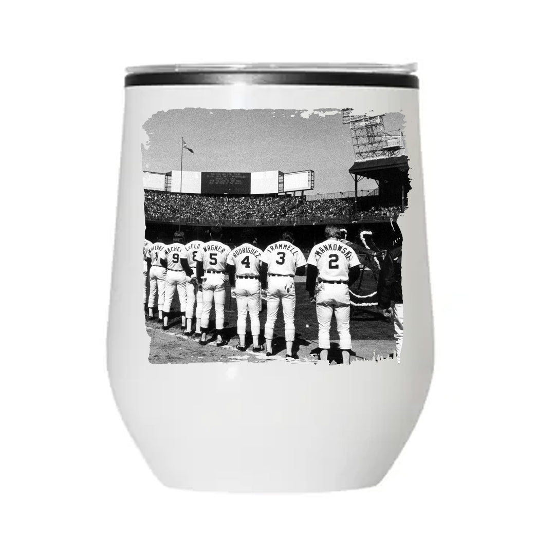 WINE TUMBLER 12oz - DETROIT TIGERS OPENING DAY 1979