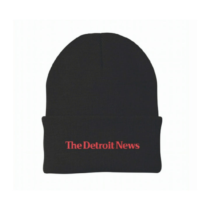 Detroit News Logo- Knit Cap