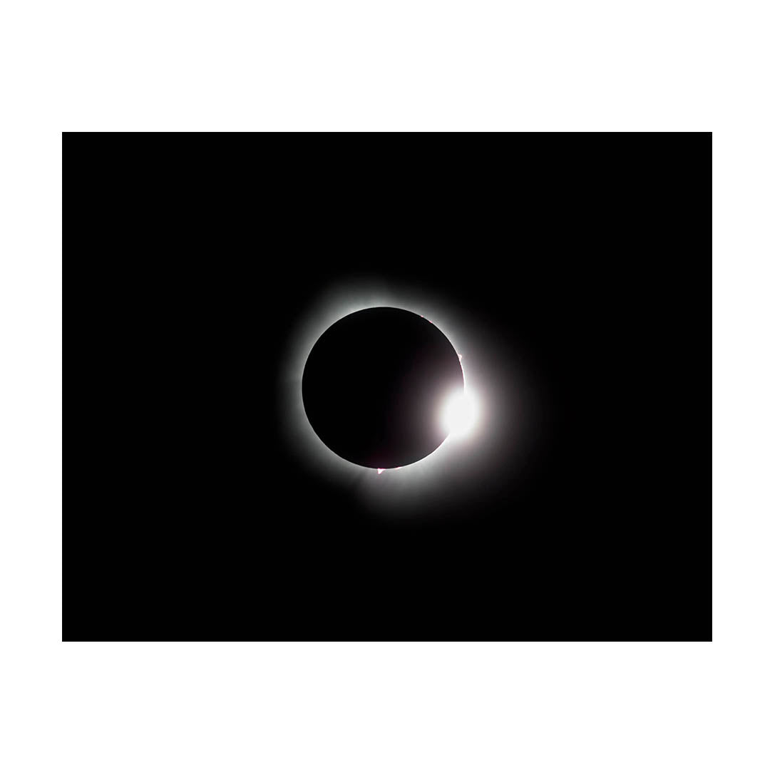 PHOTO PRINTS - 2024 solar eclipse as seen in Martin, Ohio, April 8, 2024