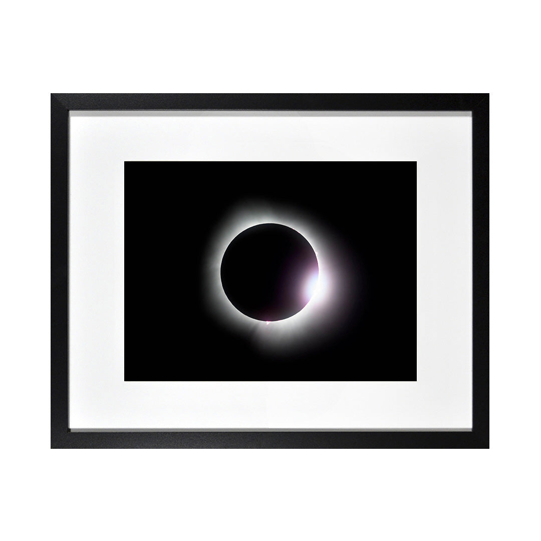 Framed print photos- 2024 solar eclipse as seen in Martin, Ohio, April 8, 2024