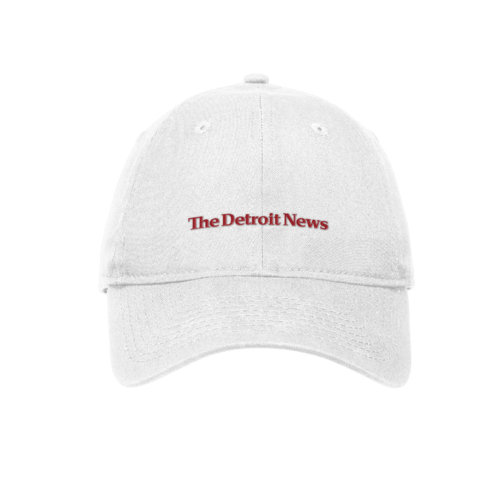 Detroit News Logo- Adjustable Unstructured Cap
