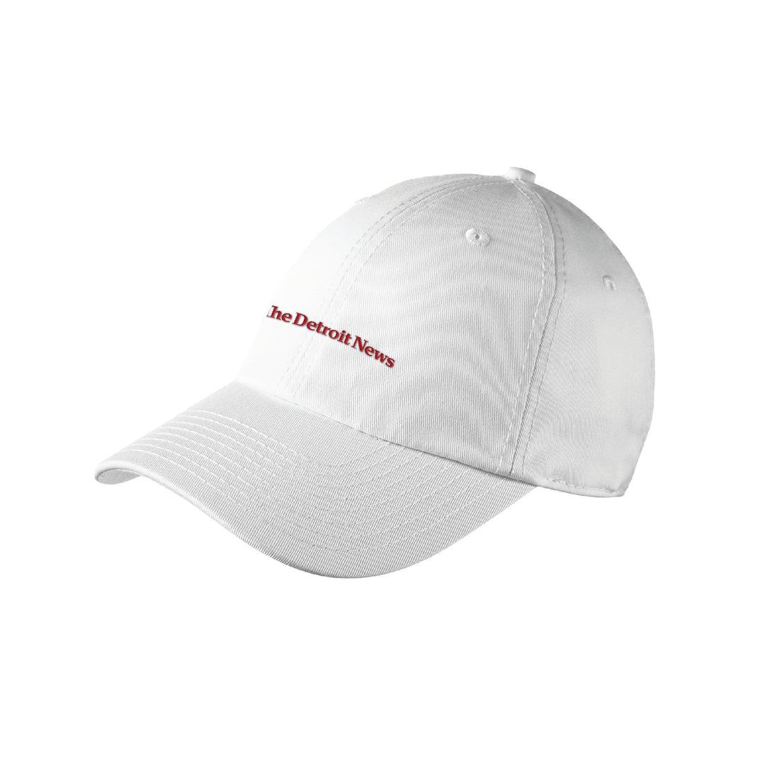 Detroit News Logo- Adjustable Unstructured Cap