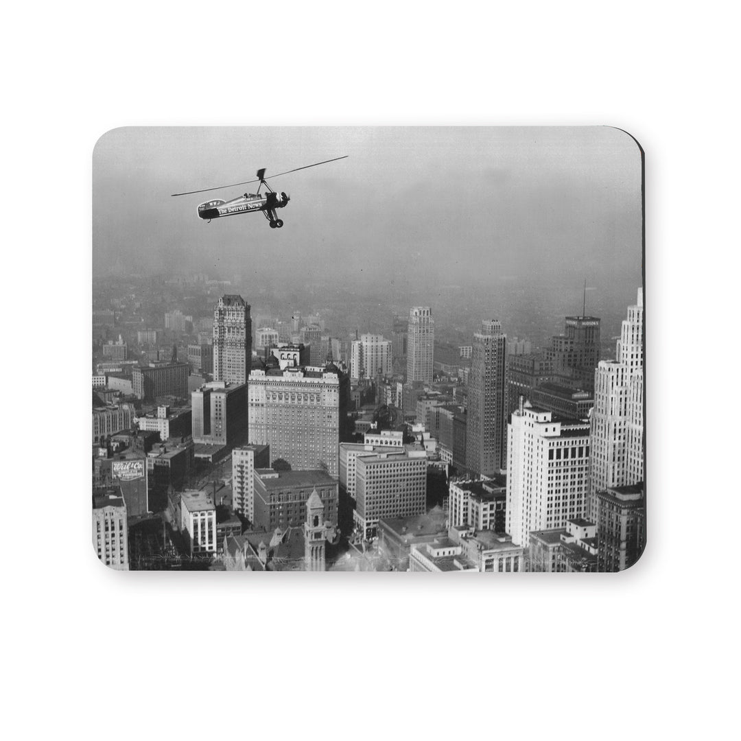 MOUSE PAD - AERIAL VIEW OF DETROIT SKYLINE