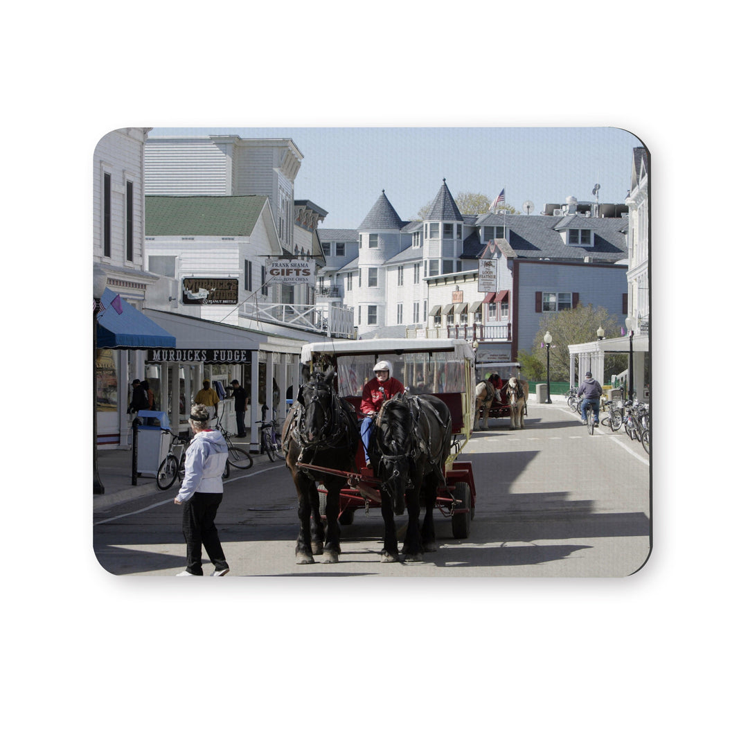 MOUSE PAD - MAIN STREET ON MACKINAC ISLAND