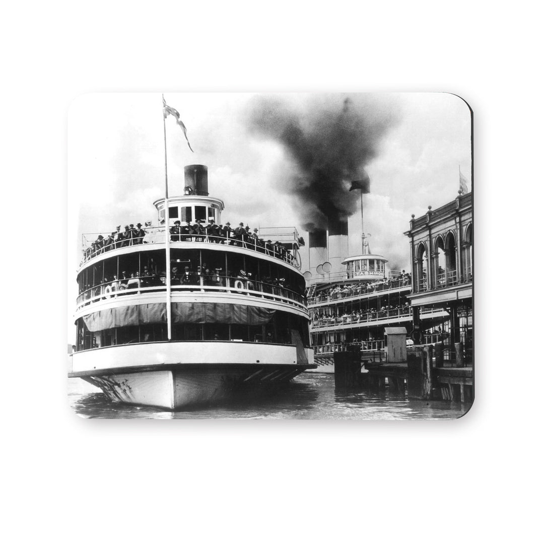 MOUSE PAD - DETROIT RIVERFRONT BOB-LO BOAT COLUMBIA 1900