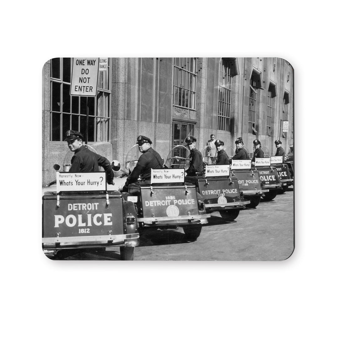 MOUSE PAD - DETROIT POLICE DEPARTMENT ON MOTORCYCLES