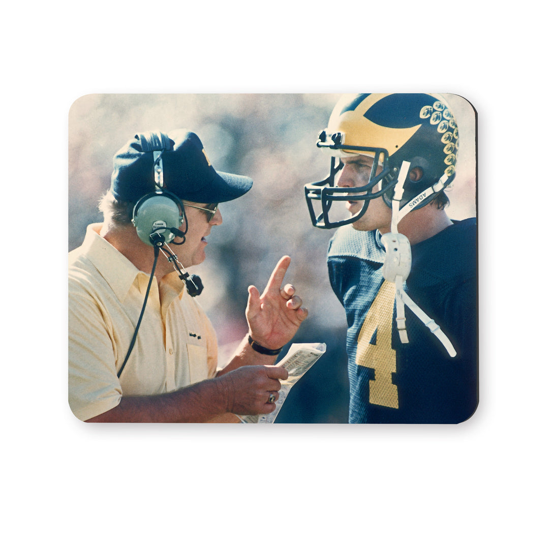 MOUSE PAD - BO SCHEMBECHLER AND JIM HARBAUGH