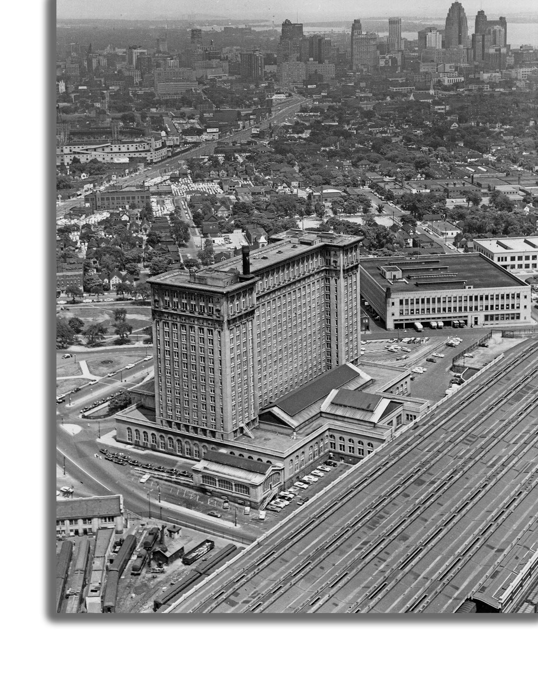 CANVAS PRINTS - DETROIT CENTRAL DEPOT 1937