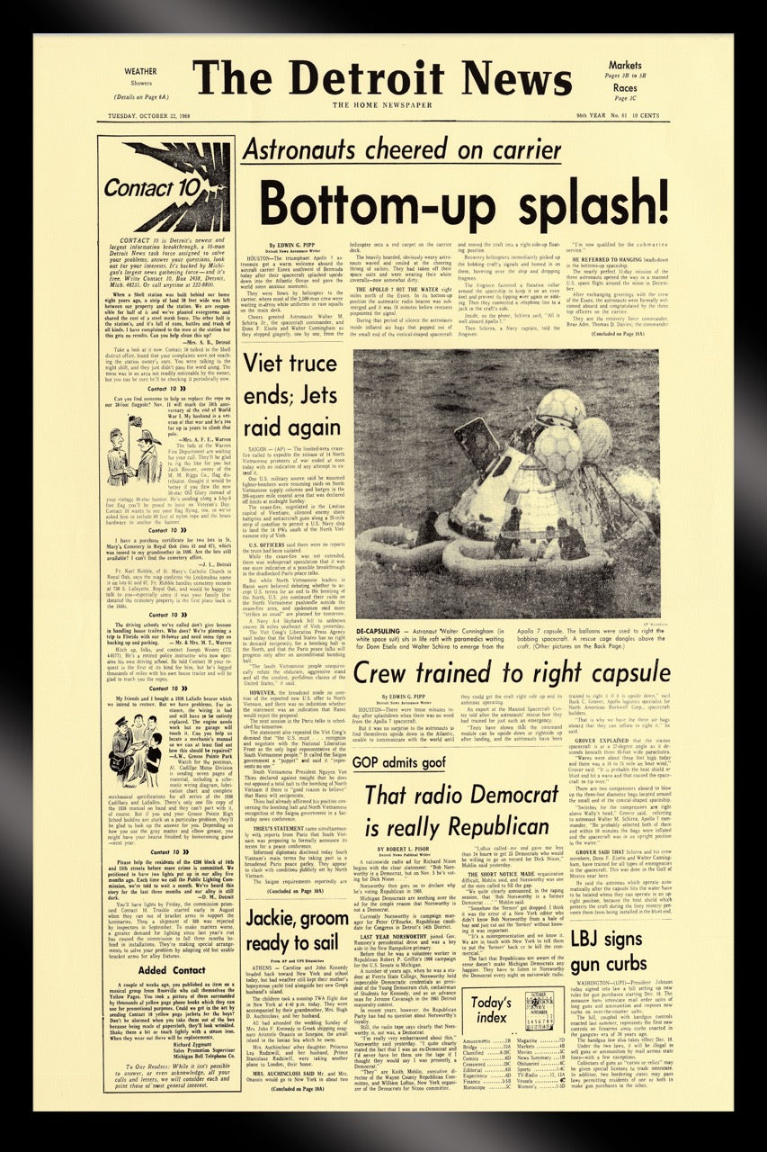 FRAMED- Front Pages- Bottom-Up Splash