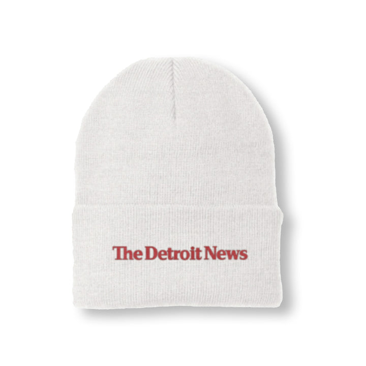 Detroit News Logo- Knit Cap