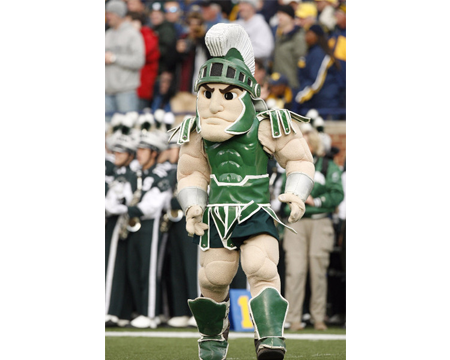 SPARTY MICHIGAN STATE UNIVERSITY'S MOSCOT - Detroit News Photography