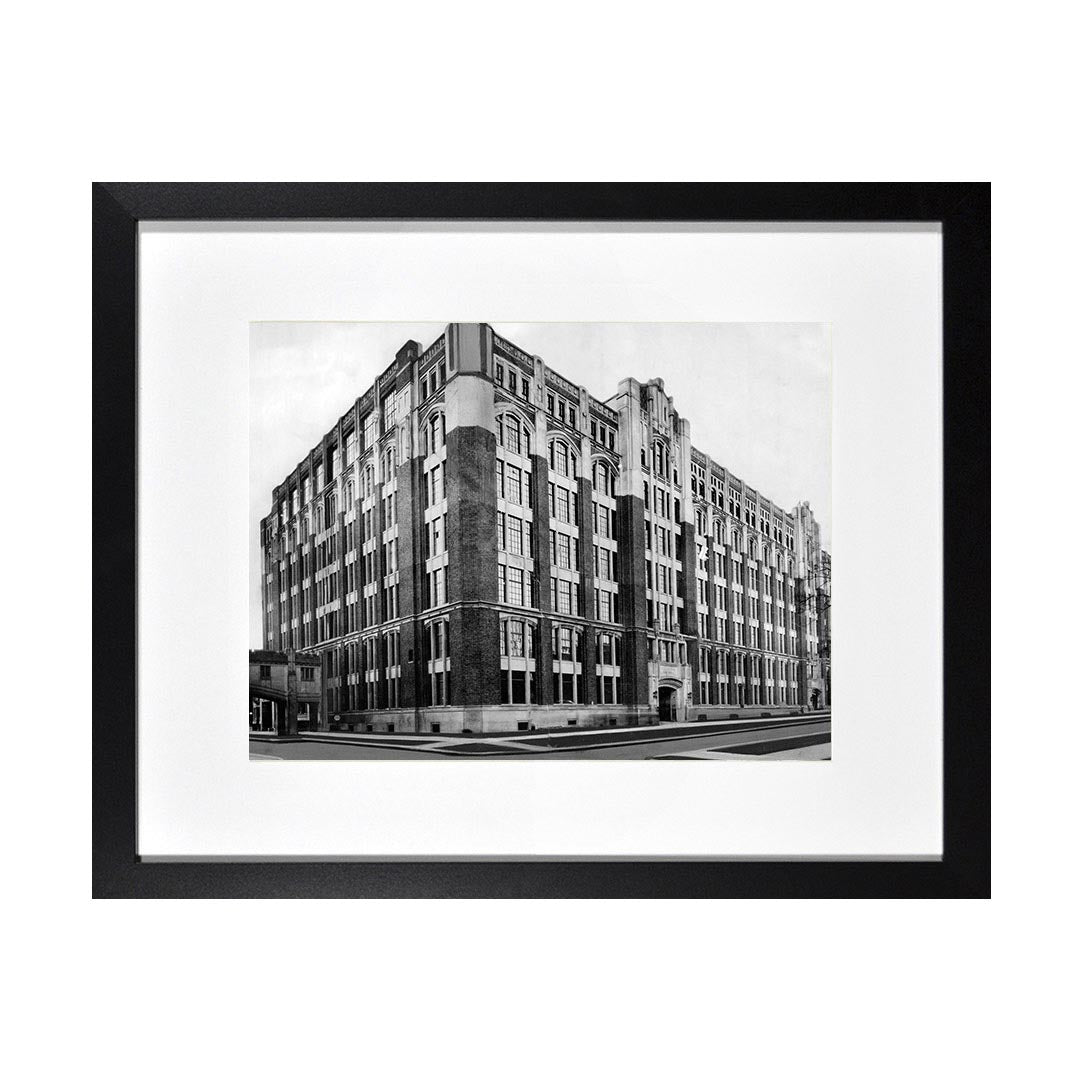 Framed Print Photos - CASS TECH HIGH SCHOOL 1923