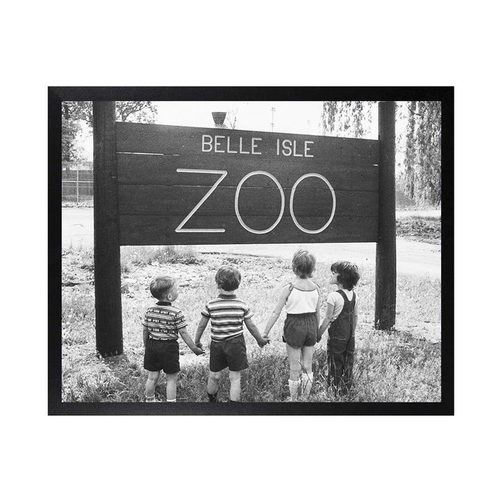 Framed Canvas Photos - BELLE ISLE ZOO