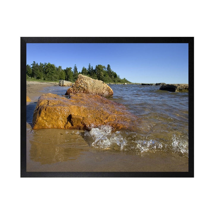 Framed Canvas Photos - COAST OF MANISTIQUE