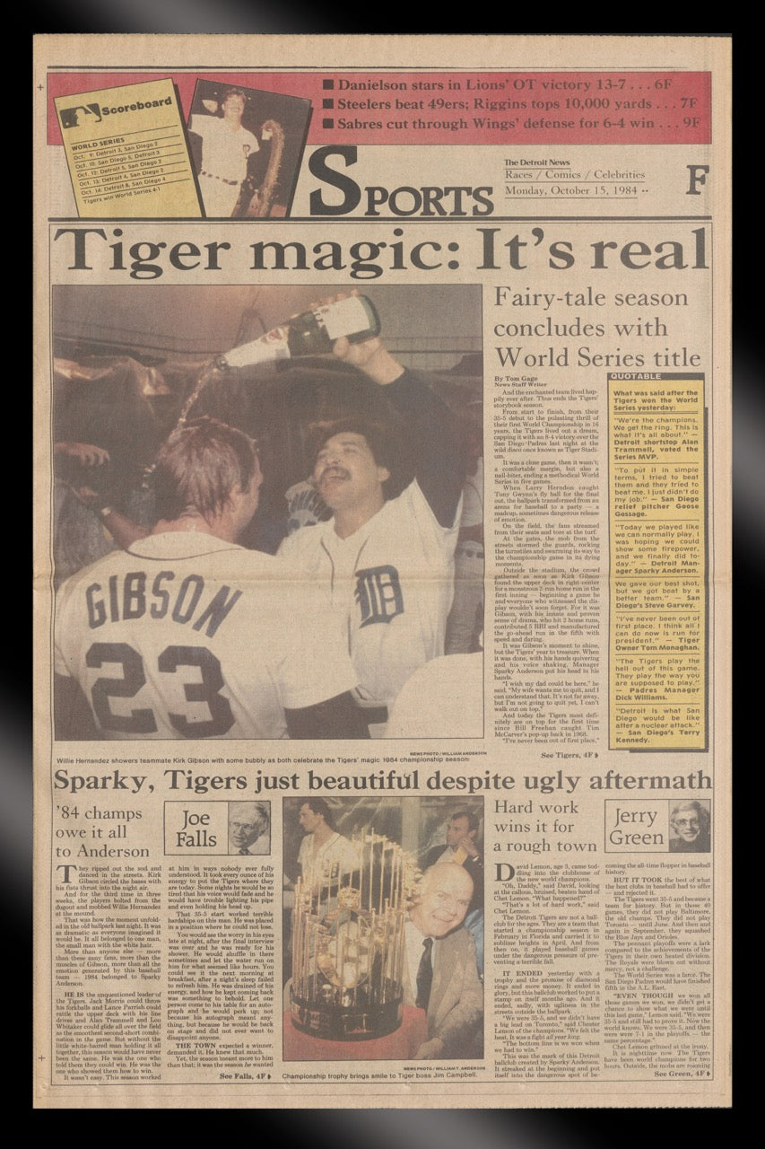 Framed- Front Pages- Tiger Magic: It's Real